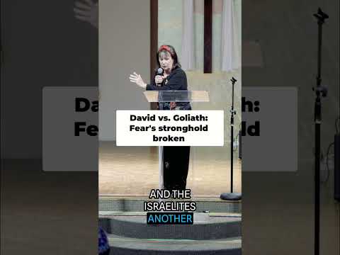 David vs. Goliath: Overcoming Fear with Faith #shorts